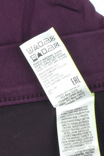 Marks and Spencer Women's Purple Jeggings Size 14