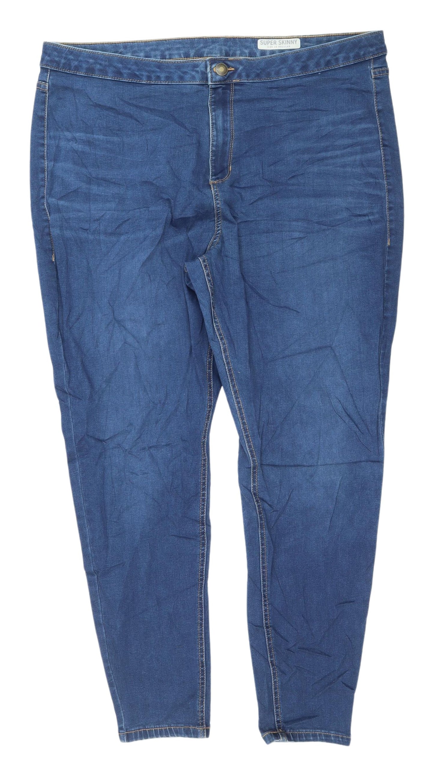 Marks and Spencer Women's Blue Skinny Jeans Size 20