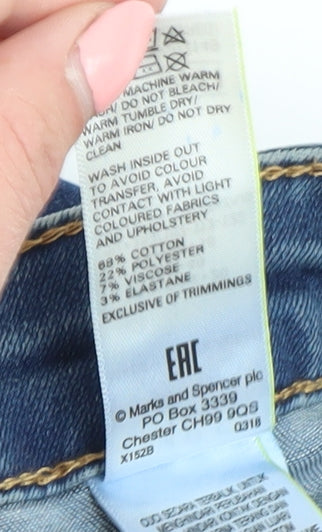 Marks and Spencer Women's Blue Skinny Jeans Size 20