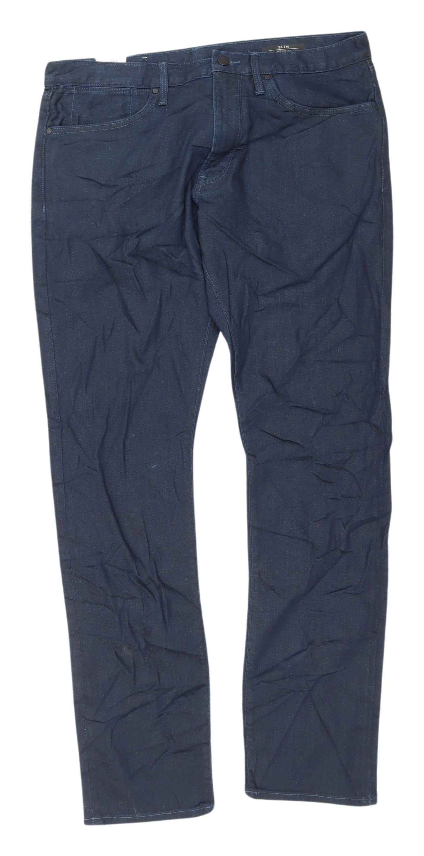 Marks & Spencer Men's Blue Slim Jeans 34W 33L