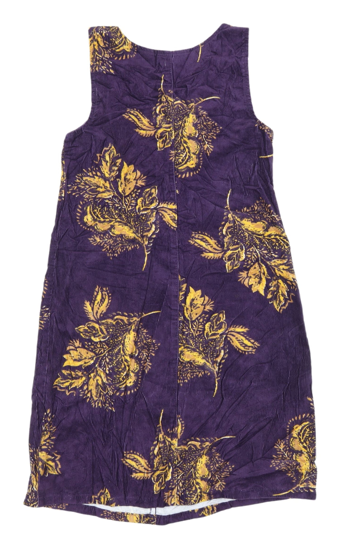Tu Women's Purple Corduroy Pinafore Dress, Size 8