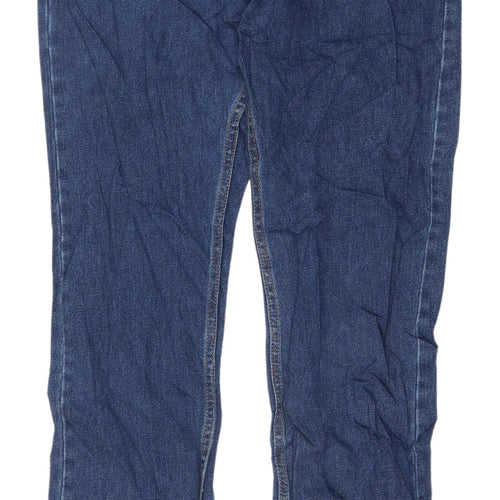 Marks and Spencer Men's Blue Straight Jeans, Size 32