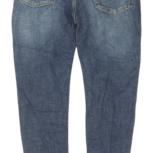 Marks and Spencer Men's Blue Skinny Jeans, Size M