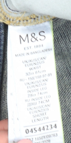 Marks and Spencer Men's Blue Skinny Jeans, Size M