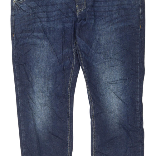Centered Men's Blue Straight Jeans, Size 36