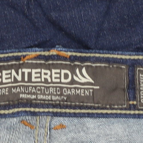 Centered Men's Blue Straight Jeans, Size 36