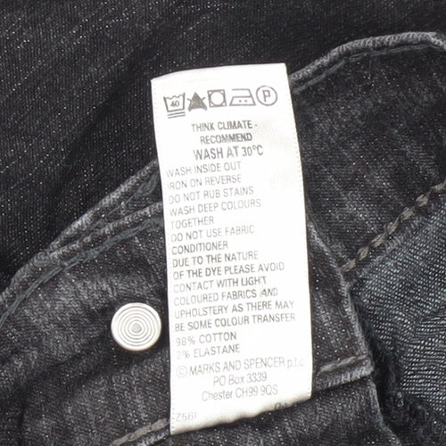 Marks and Spencer Black Bootcut Women's Jeans Size 14
