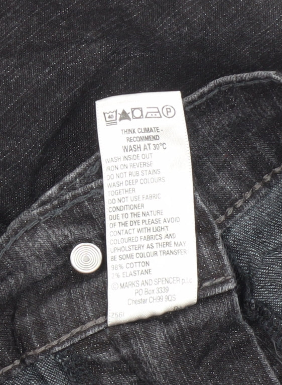 Marks and Spencer Black Bootcut Women's Jeans Size 14