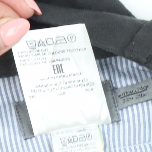 Marks and Spencer Men's Grey Dress Pants, Size 32
