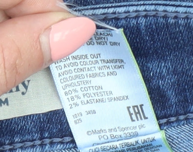 Marks and Spencer Women's Blue Straight Jeans Size 12