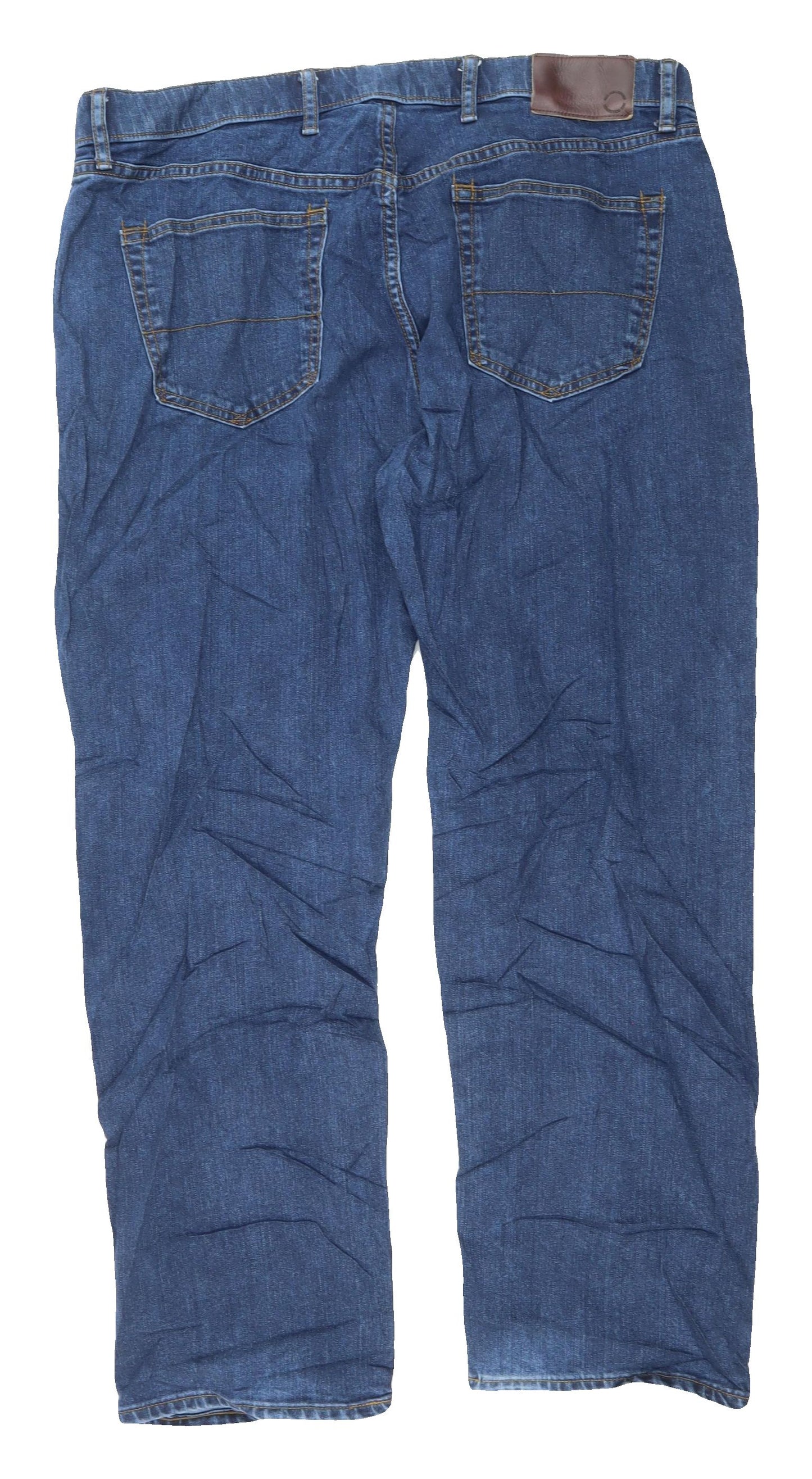 Marks and Spencer Men's Blue Straight Jeans, Size 38