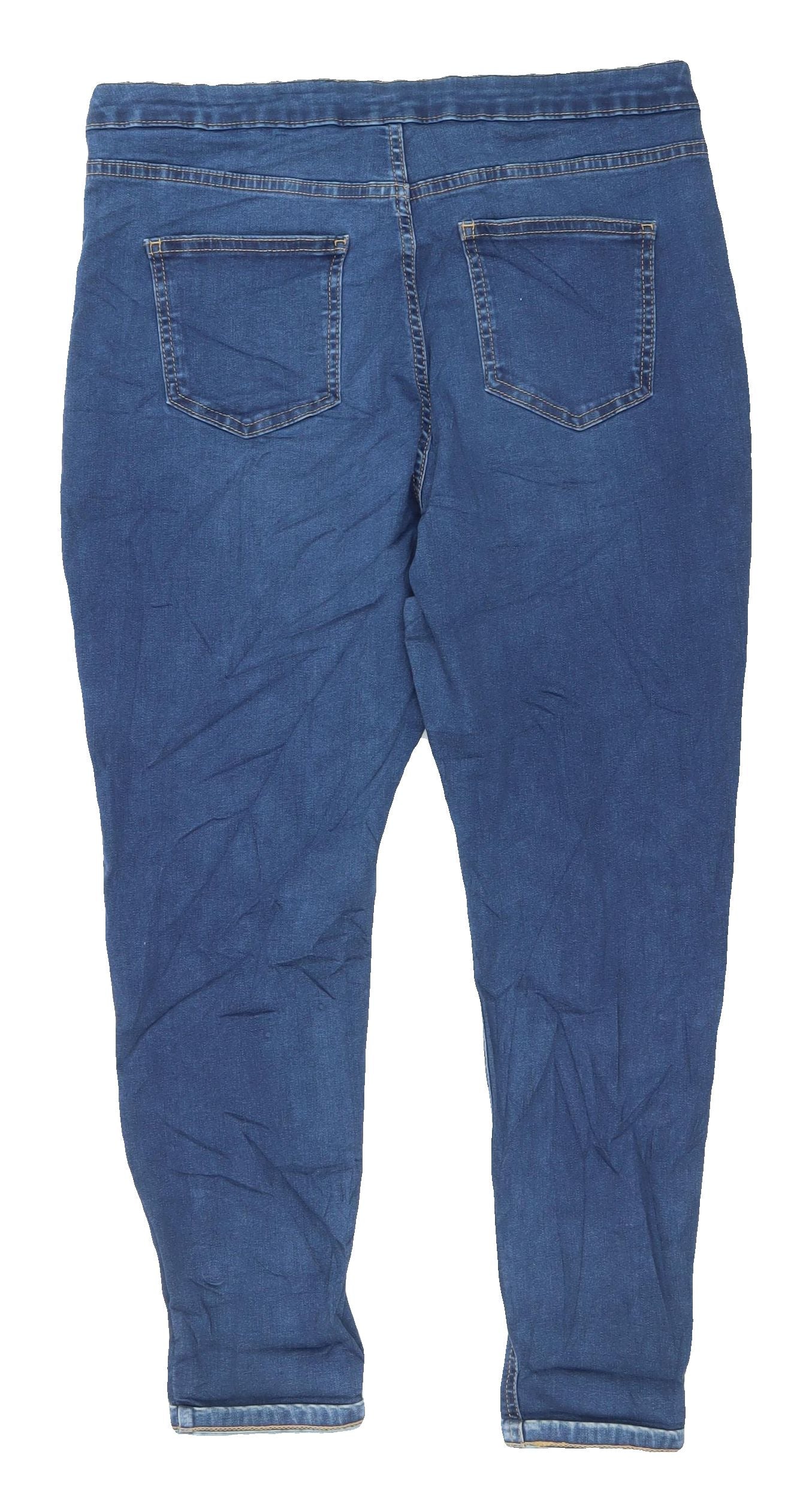Marks and Spencer Women's Blue Skinny Jeans Size 16