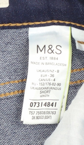 Marks and Spencer Women's Blue Skinny Jeans Size 8