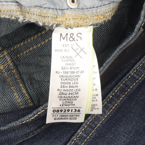 Marks and Spencer Women's Blue Skinny Jeans L
