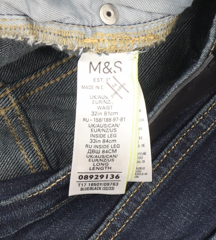 Marks and Spencer Women's Blue Skinny Jeans L