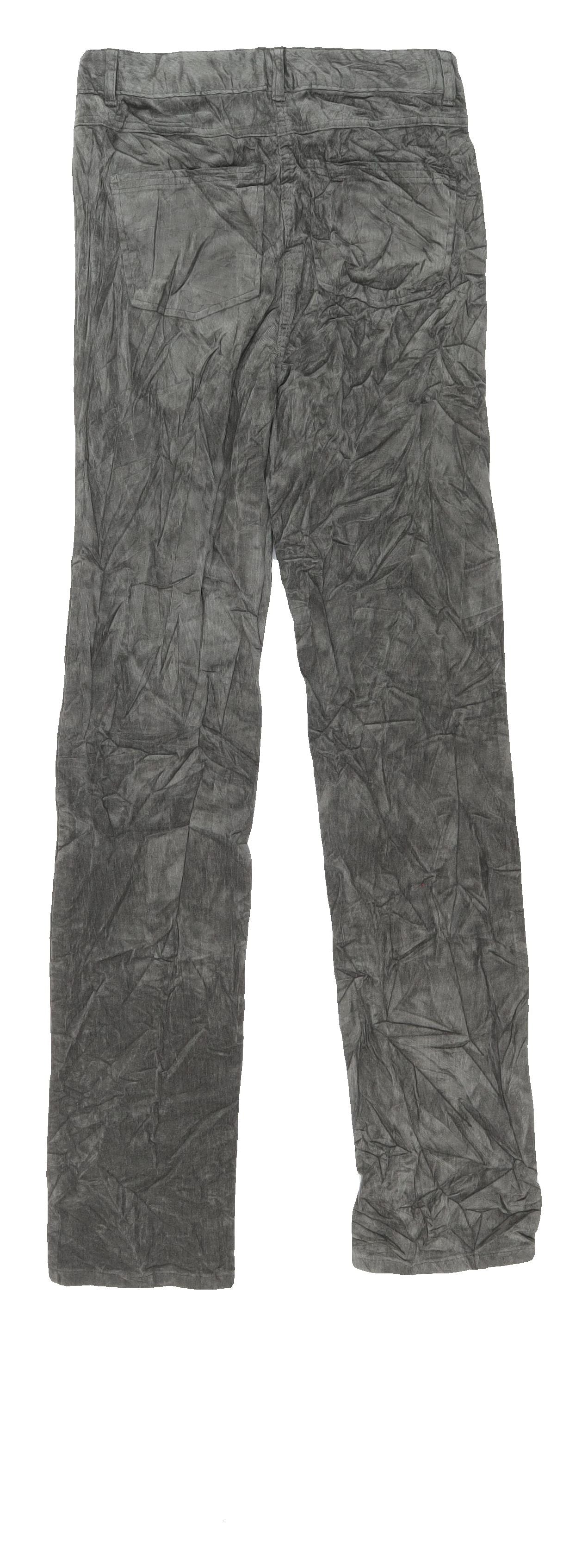 Marks and Spencer Women's Green Corduroy Trousers