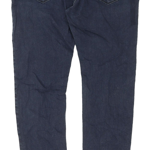 Marks and Spencer Men's Blue Skinny Jeans Size 38