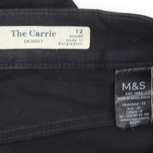 Marks and Spencer Women's Black Skinny Jeans Size 12