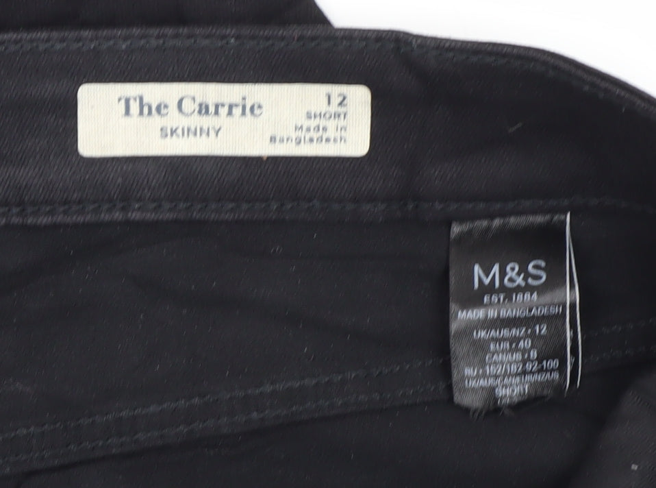 Marks and Spencer Women's Black Skinny Jeans Size 12