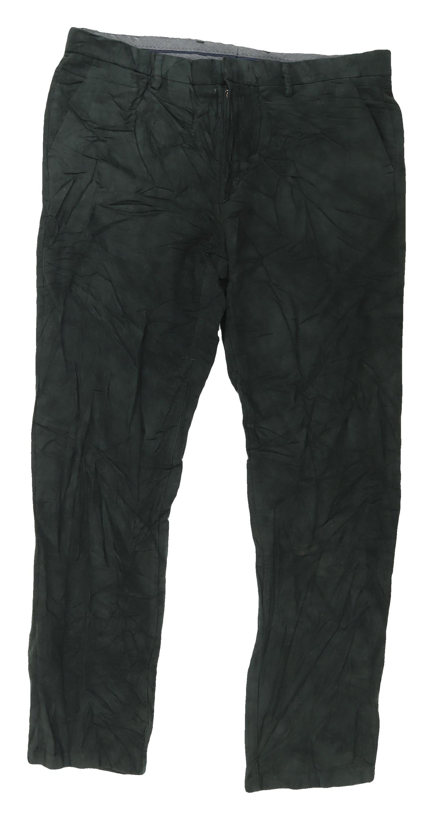 Marks and Spencer Men's Green Chino Trousers, Size 38