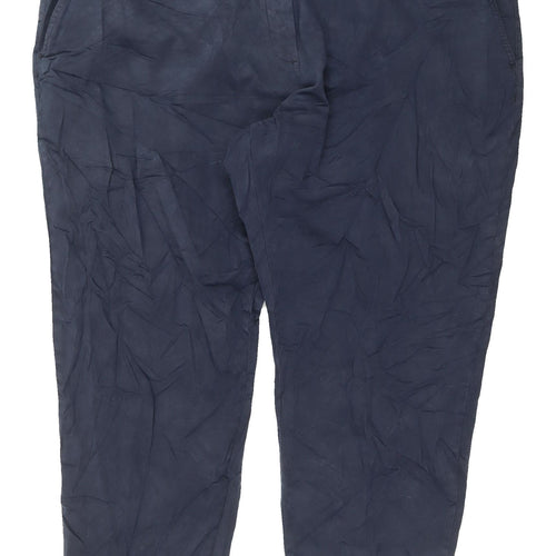 Marks and Spencer Women's Blue Trousers, Size 24
