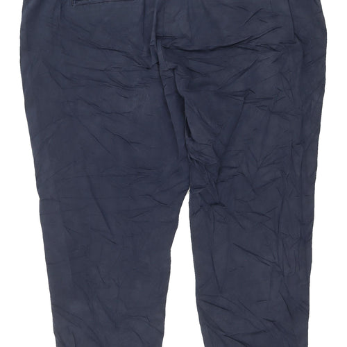 Marks and Spencer Women's Blue Trousers, Size 24