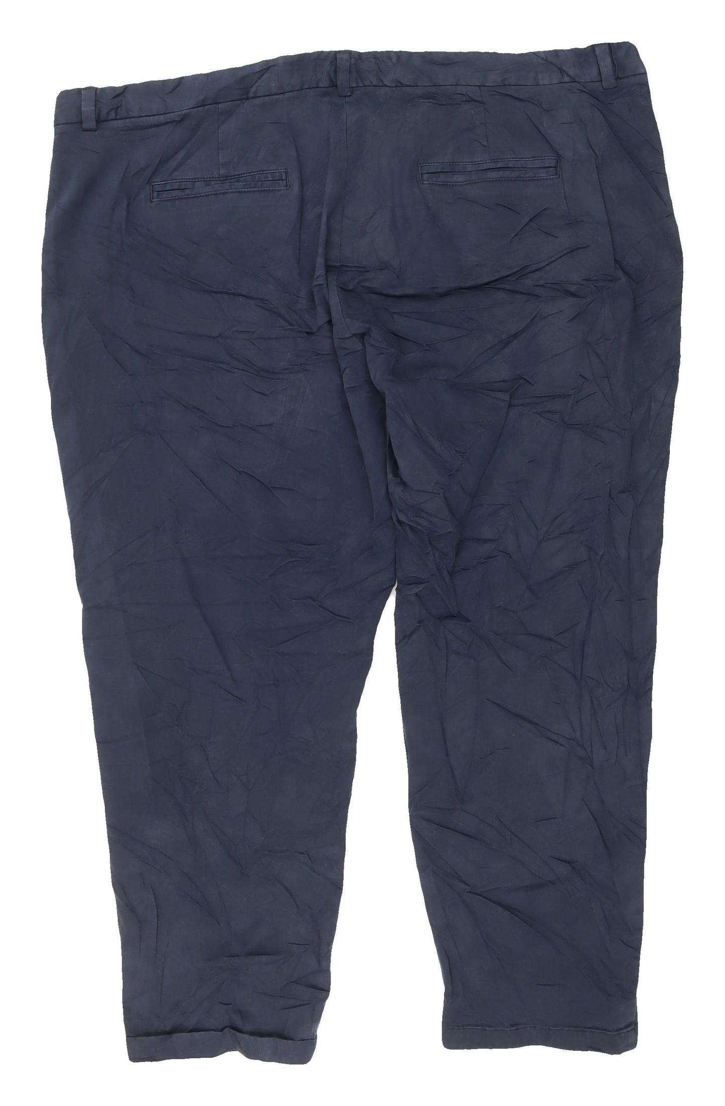 Marks and Spencer Women's Blue Trousers, Size 24