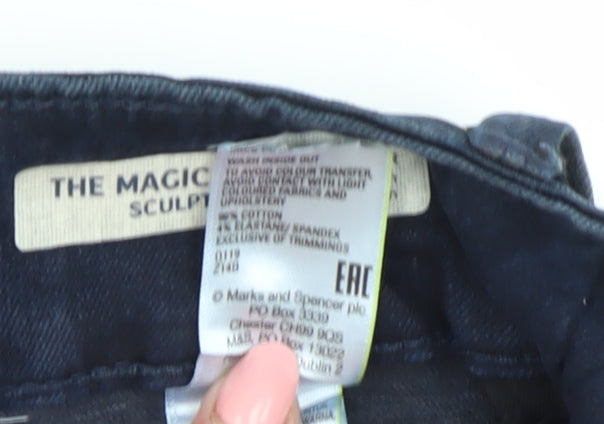 Marks and Spencer Women's Dark Blue Skinny Jeans Size 6