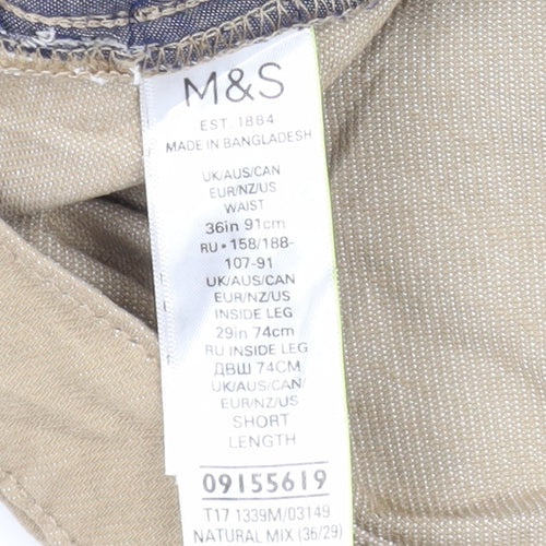 Marks and Spencer Men's Beige Slim Jeans