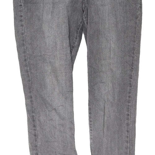 Next Women's Grey Straight Jeans - Size 12