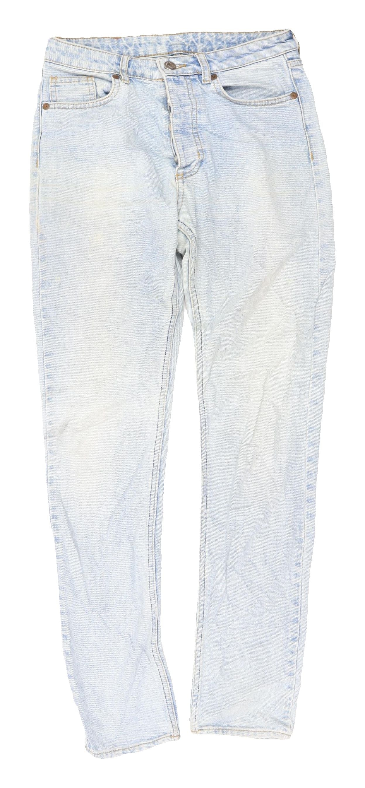 Monki Women's Blue Straight Leg Jeans Size 26