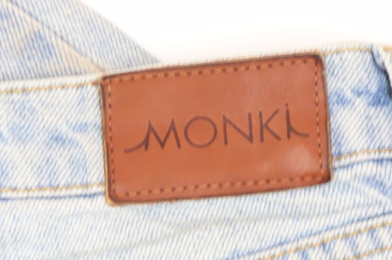 Monki Women's Blue Straight Leg Jeans Size 26