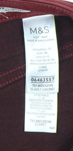 Marks and Spencer Women's Red Skinny Jeans, UK 10