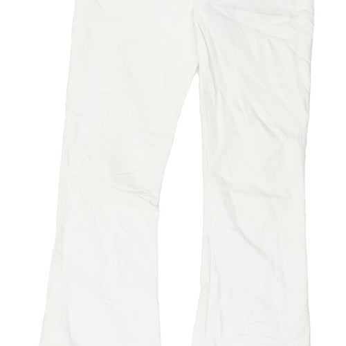 Goldsign Women's White Flared Jeans Size 26