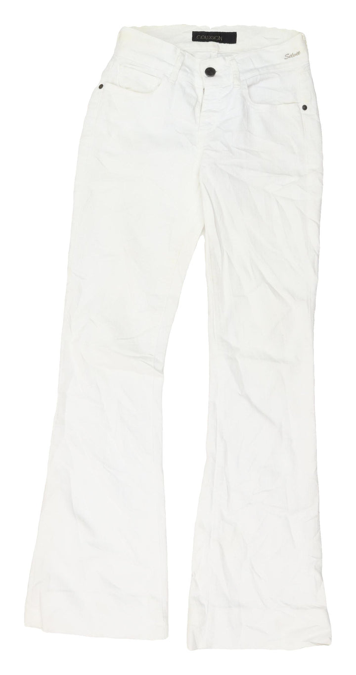 Goldsign Women's White Flared Jeans Size 26