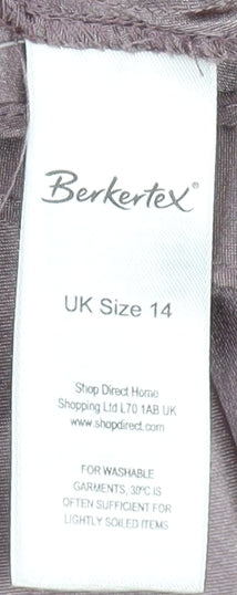 Berkertex Women's Long Purple Lace Formal Dress Size 14