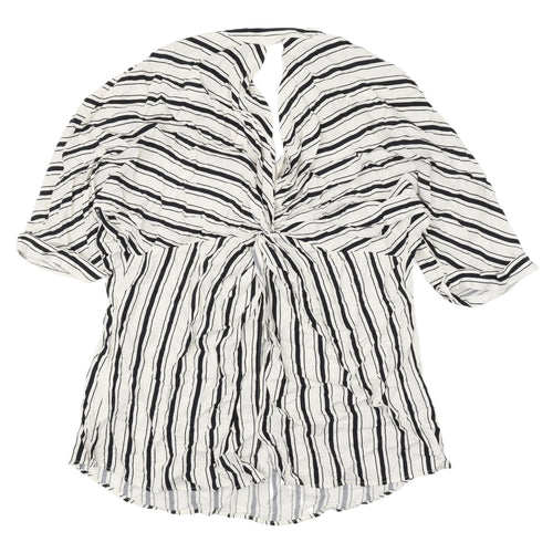 River Island Women's Striped Viscose Blouse, Size 18