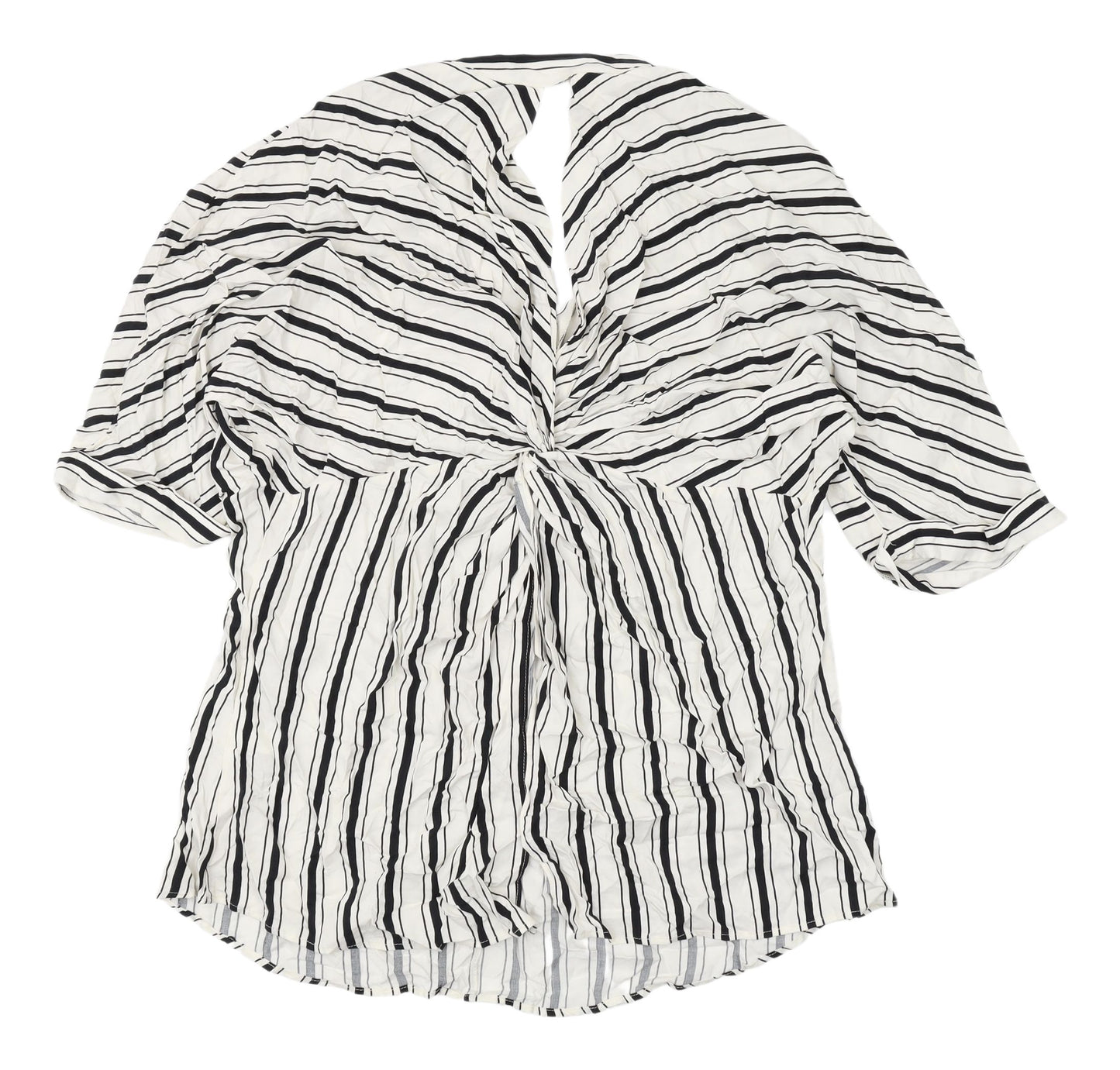 River Island Women's Striped Viscose Blouse, Size 18