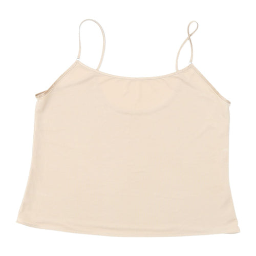 Marks & Spencer Beige Camisole Tank - UK 14 Women Sleeveless