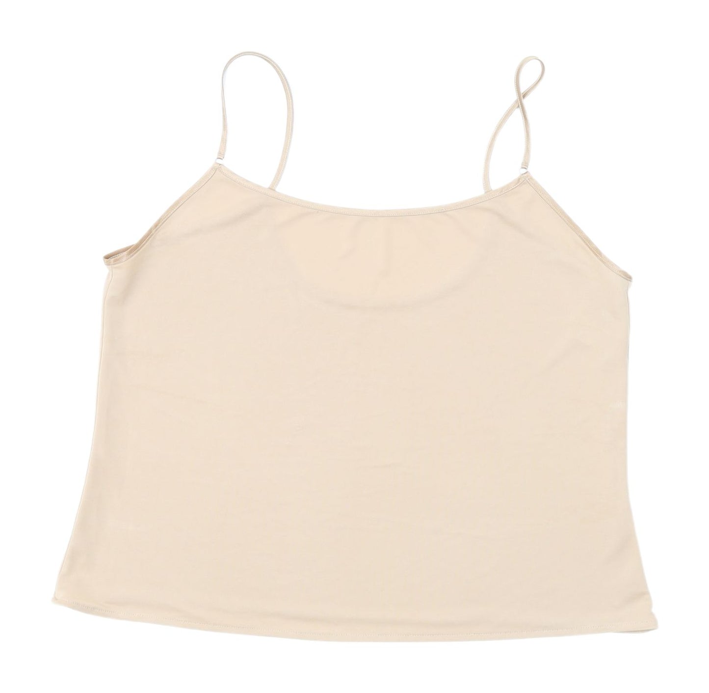Marks & Spencer Beige Camisole Tank - UK 14 Women Sleeveless