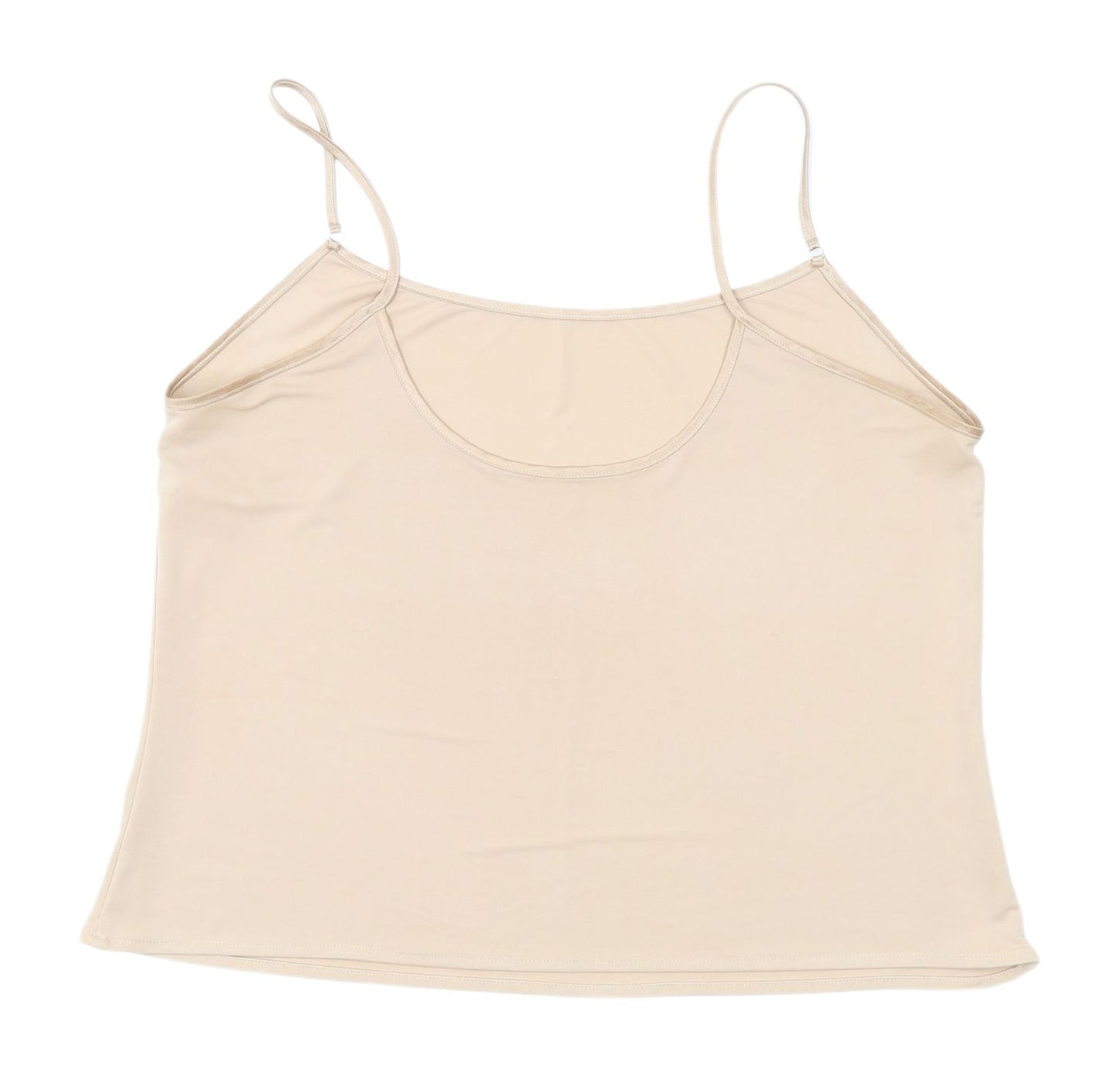 Marks & Spencer Beige Camisole Tank - UK 14 Women Sleeveless