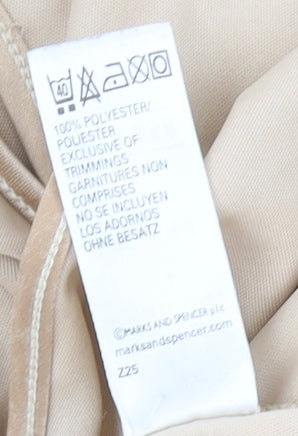 Marks & Spencer Beige Camisole Tank - UK 14 Women Sleeveless