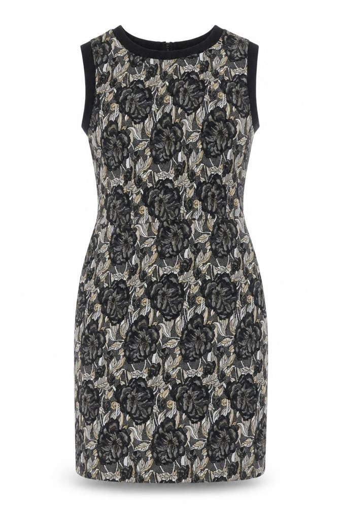 Next Women's Black Floral Sheath Dress, Size 10, Short, Casual