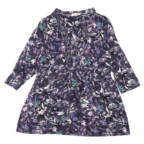 Marks & Spencer Multicoloured Floral Tunic Blouse Size 16