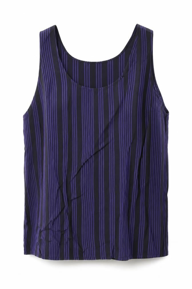 Front view of Boules Women's Multicoloured Striped Tank, size 2