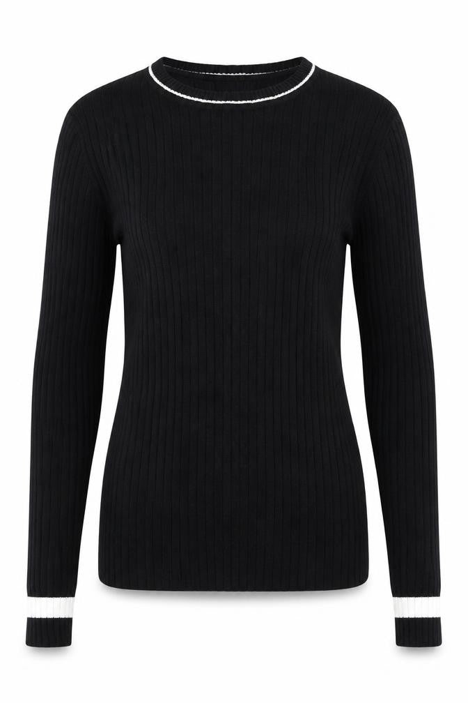 Front view of Joy Women's Black jumper -, size S, 100% Cotton