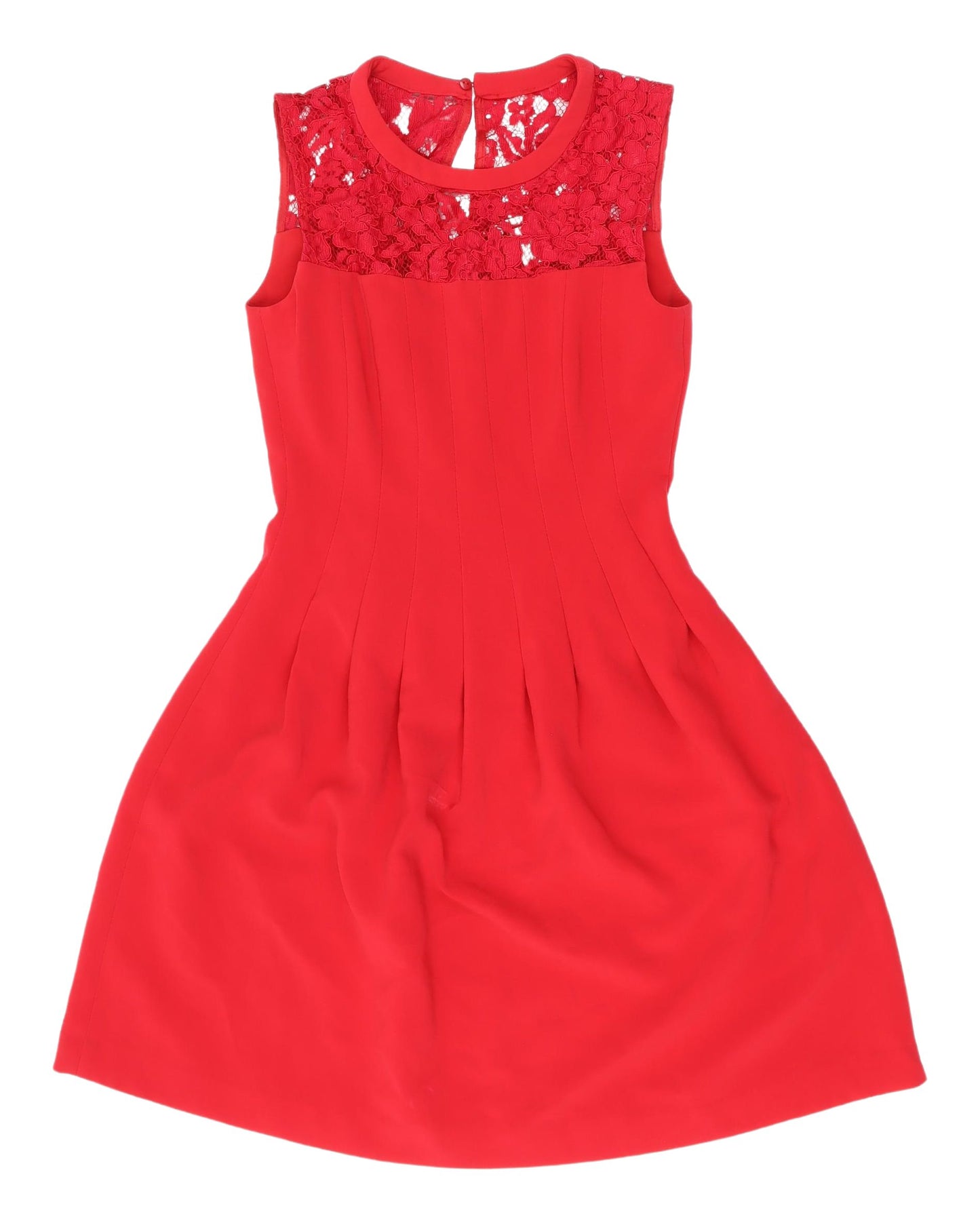 H&M Red Lace A-Line Women's Dress Size 8