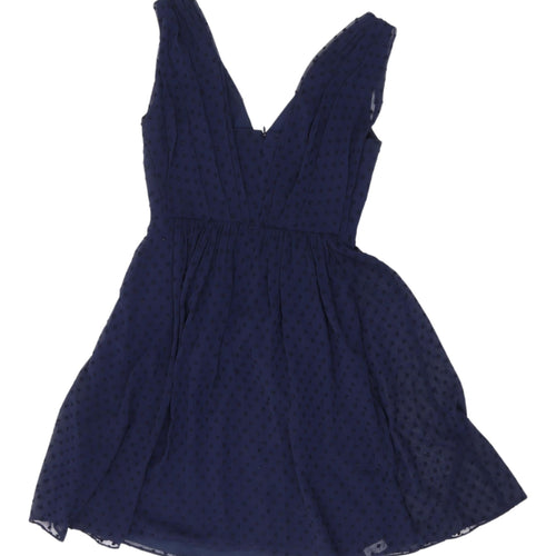 J.Crew Women's Blue Fit & Flare Party Dress, Size 4