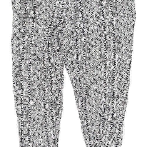 New Look Maternity Joggers, Black & White, Size 12