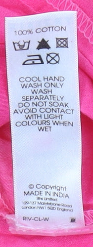 Riviera Women's Embroidered Cotton Tank Top, Size 10